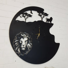 Load image into Gallery viewer, Mufasa Majesty Wall Clock-Black