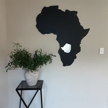 Load image into Gallery viewer, Africa Map Metal Wall Art