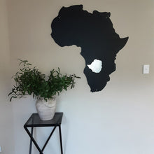 Load image into Gallery viewer, Africa Map Metal Wall Art