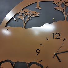 Load image into Gallery viewer, Elephant Harmony Wall Clock-Copper