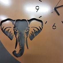 Load image into Gallery viewer, Elephant Harmony Wall Clock-Copper