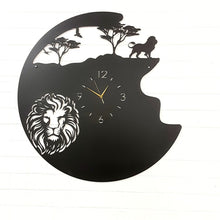 Load image into Gallery viewer, Mufasa Majesty Wall Clock-Black
