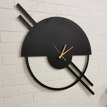 Load image into Gallery viewer, Lunar Elegance Wall Clock - Black