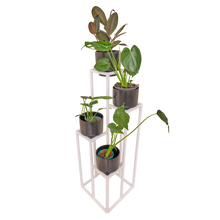 Load image into Gallery viewer, 4 Stepper Planter Stand- White