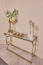 Load image into Gallery viewer, Annah Gold Hallway Console