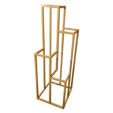 Load image into Gallery viewer, 4 Stepper Planter Stand- Gold