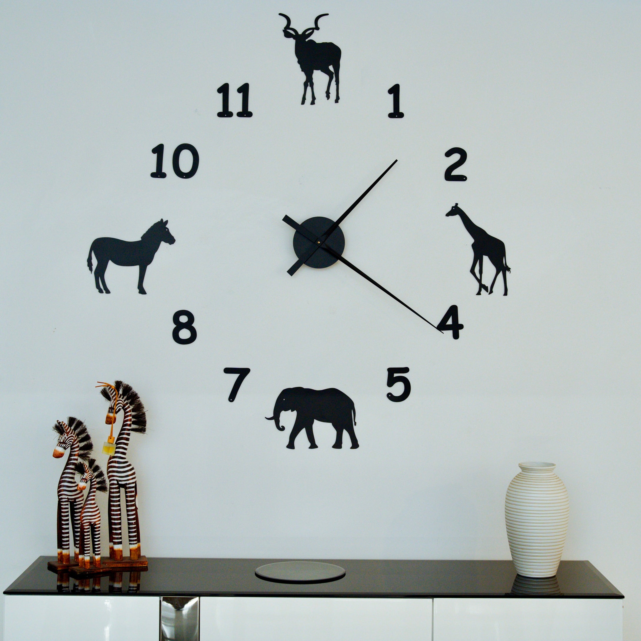 The Safari Timekeeper Wall Clock – Jayru Home Bespoke