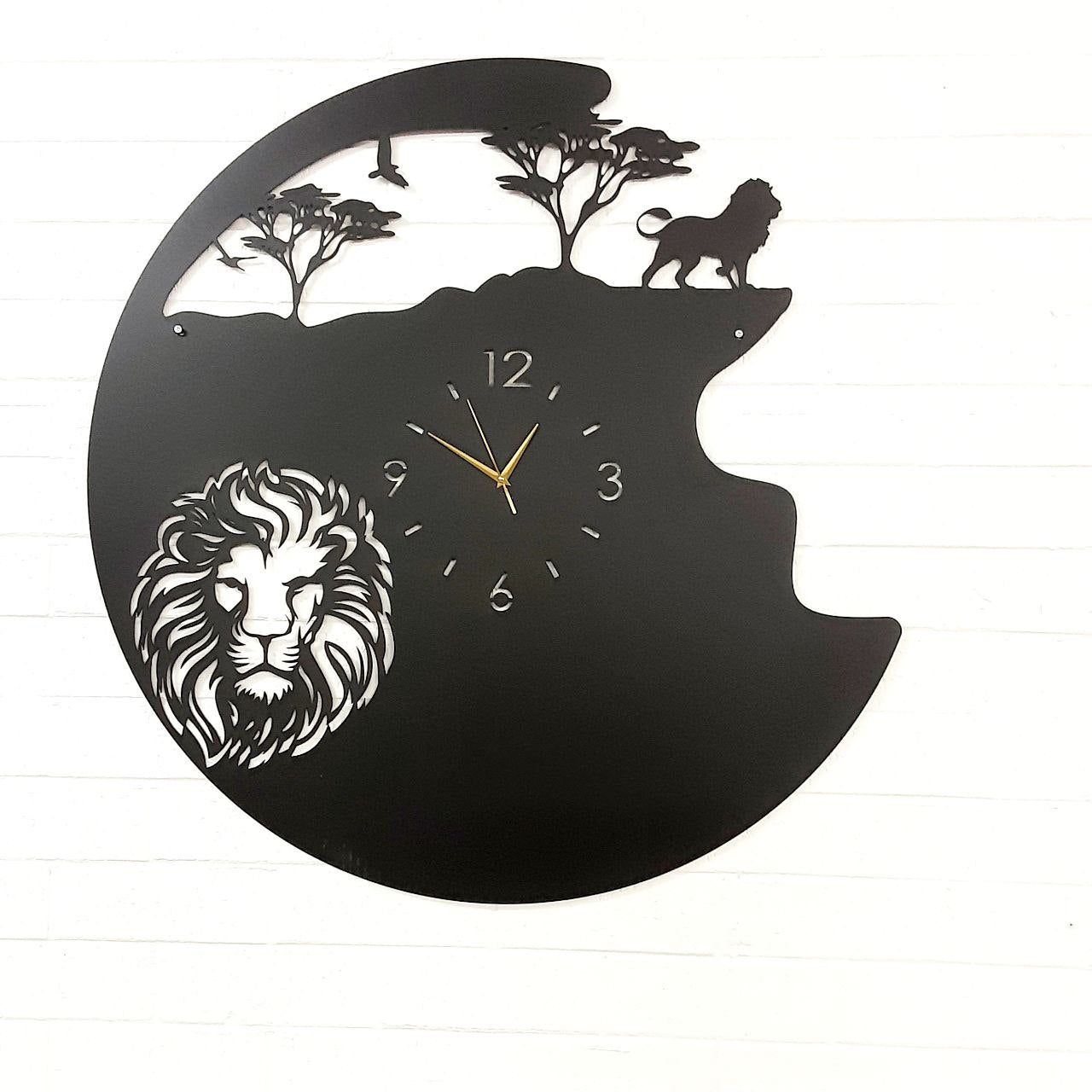 Mufasa Majesty Wall Clock-Black