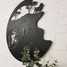 Load image into Gallery viewer, Mufasa Majesty Wall Clock-Black
