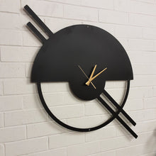 Load image into Gallery viewer, Lunar Elegance Wall Clock - Black
