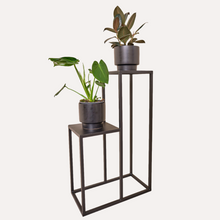 Load image into Gallery viewer, 2 Stepper Planter Stand (Black)
