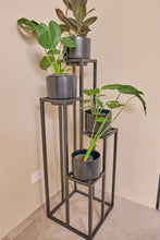 Load image into Gallery viewer, 4 Stepper Planter Stand- Black

